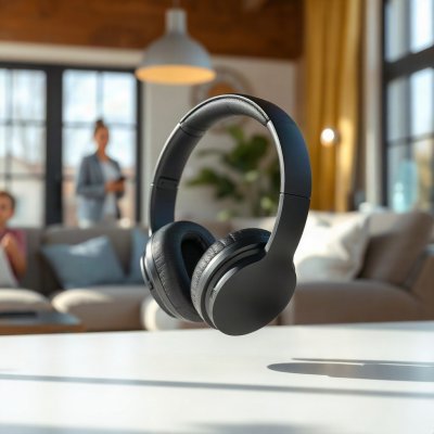 Fone Bluetooth Over-Ear com Cancelamento de Ruído