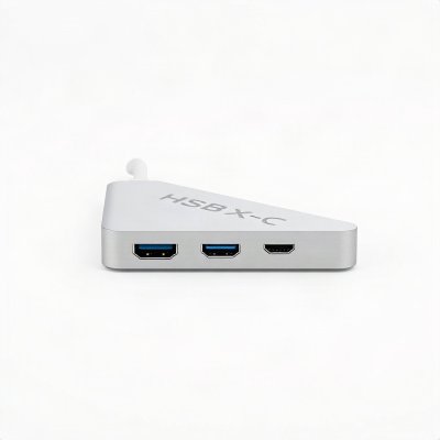 Hub USB-C 7 em 1 — HDMI 4K, USB 3.0, Leitor SD