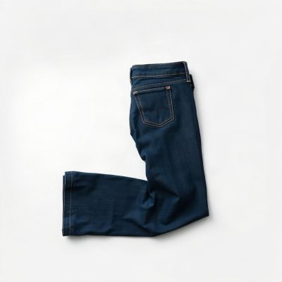 Calça Jeans Slim Stretch — Azul Escuro
